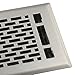 Accord AMFRSNMA412 Manhattan Floor Register, 4-Inch x 12-Inch(Duct Opening Measurements), Satin Nickel