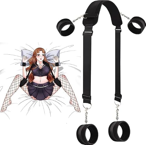 Restraint BDSM Kit for Women with Handcuffs and Leg Straps