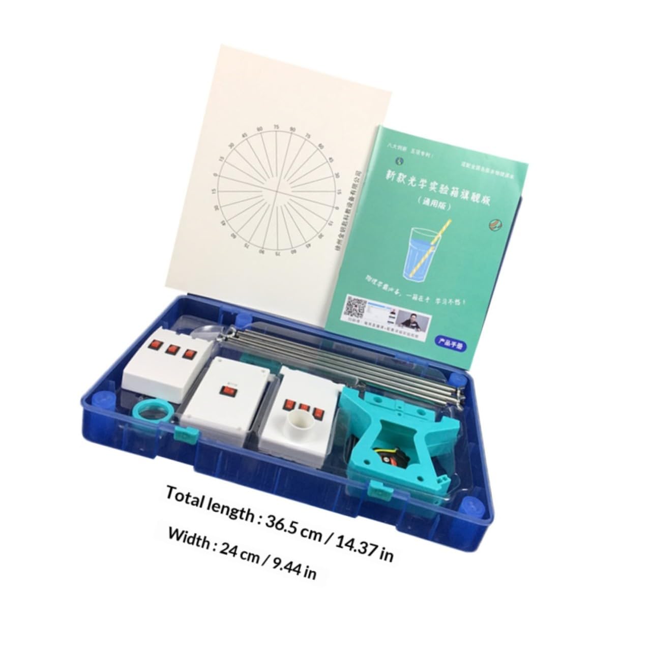 ERINGOGO Kit per Esperimenti Ottici in Plastico per Esperimenti Scientifici e Decorazioni Scuola Strumento Pratico e Apprendimento