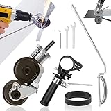 Electric Drill Plate Cutter Sheet Metal Cutter - Electric Drill Shears Attachment Cutter Nibbler Double Headed Drill Plate Cutter Attachment for Cutting Metal Plates Hard Materials #2