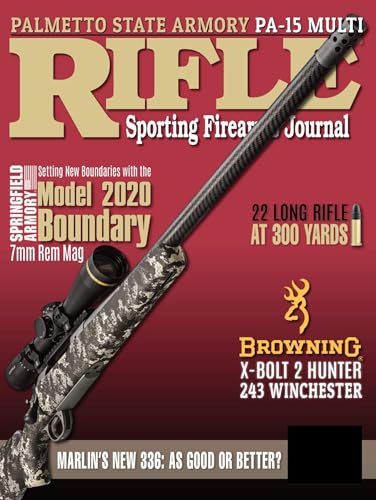 Rifle - November 2024: Palmetto State Armory PA-15 Multi, New Model 2020 Boundary, 22 Long Rifle At 300 Yards, Marlin's New 336: As Good Or Better?, X-Bolt 2 Hunter 243 Winchester & More!