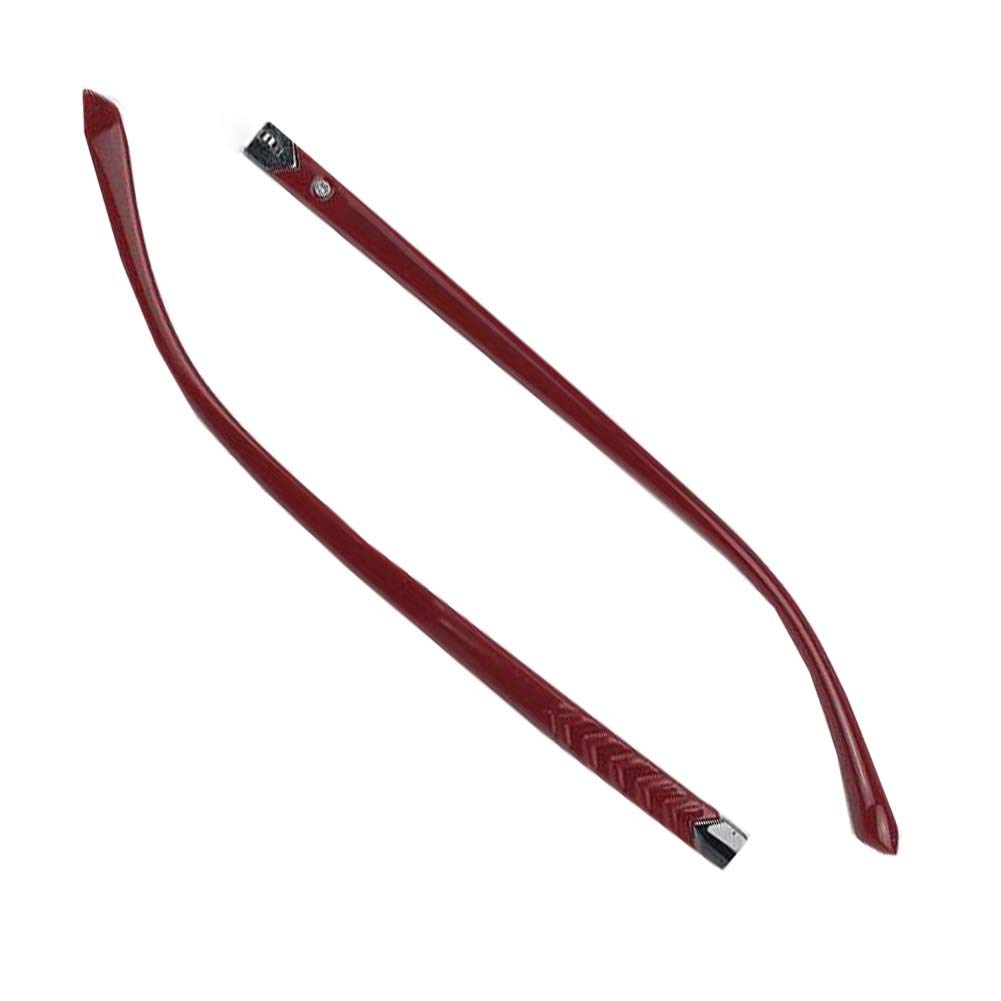 Jambes de lunettes, Jambe de lunettes de lunettes, Remplacement de lunettes, Jambe de bras de lunettes, Accessoires de remplacement de lunettes, 1 paire de lunettes en plastique rouge Temple de rempla