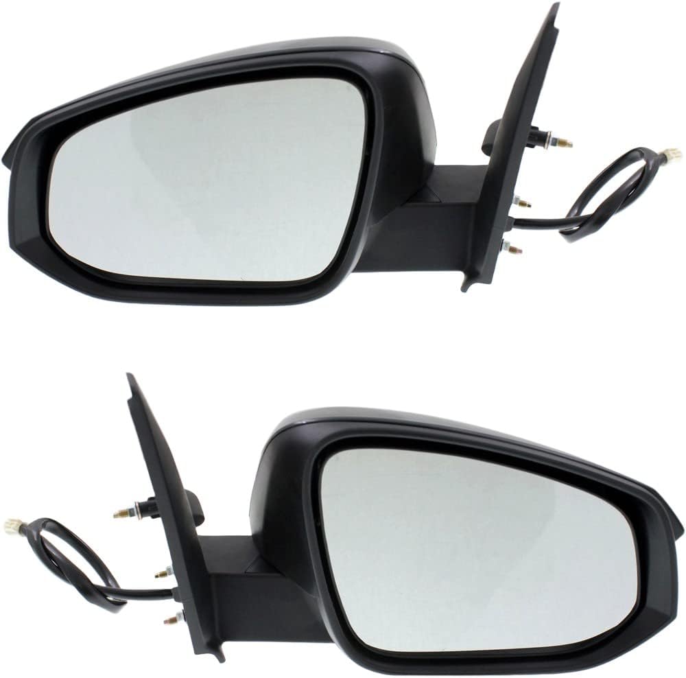 Garage-Pro Driver & Passenger Side Power Heated Mirrors for Toyota 4Runner 2014-2018 Without Signal Light & Puddle Lamp Paintable