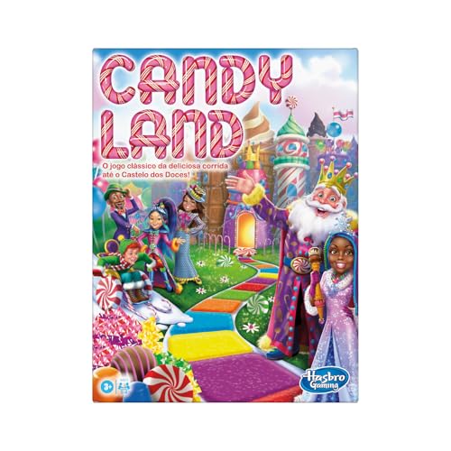 Hasbro Games, Jogo de Tabuleiro, Candy Land - Jogo para Crianças, 2 a 4 Jogadores - A partir de 3 Anos