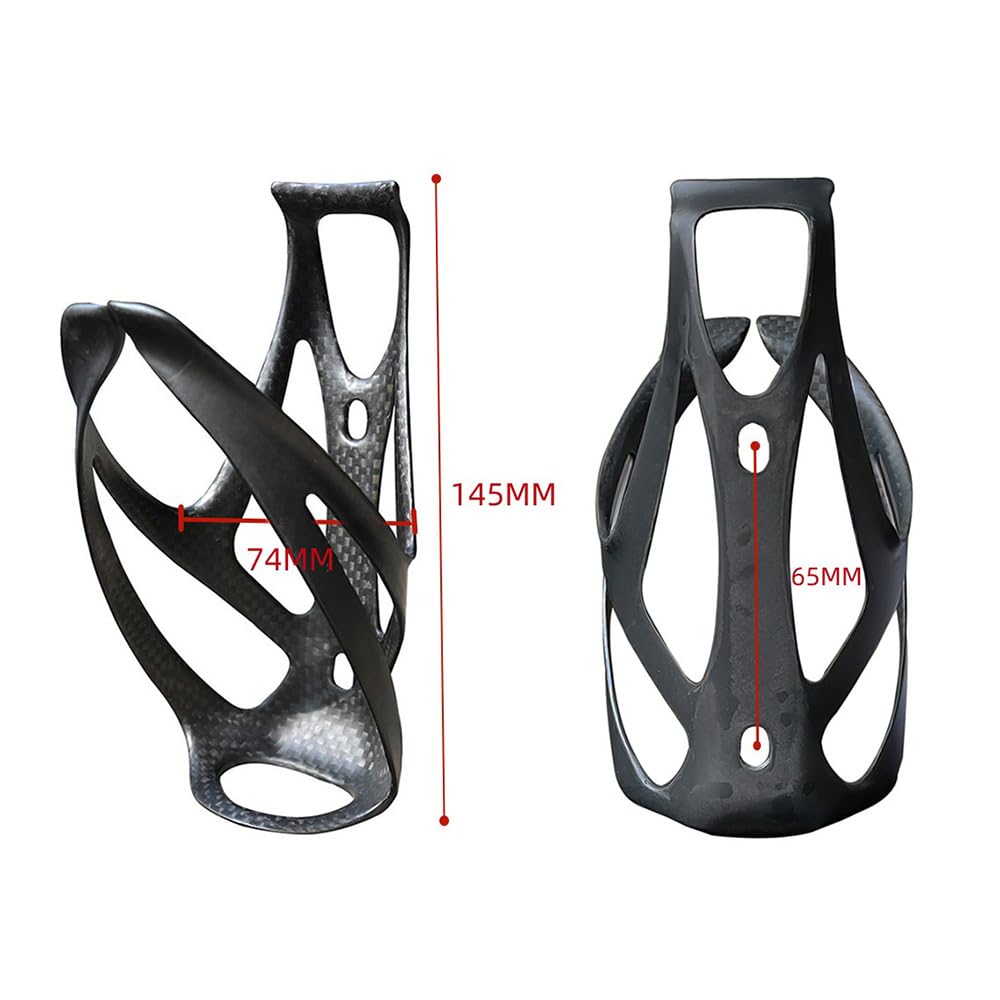 Porta Borraccia Bici Portaborraccia for Bicicletta da Strada in Fibra di Carbonio 3K/UD, affidabile, for Ciclismo, MTB, Accessori for Biciclette(3K Gloss 1PCS)