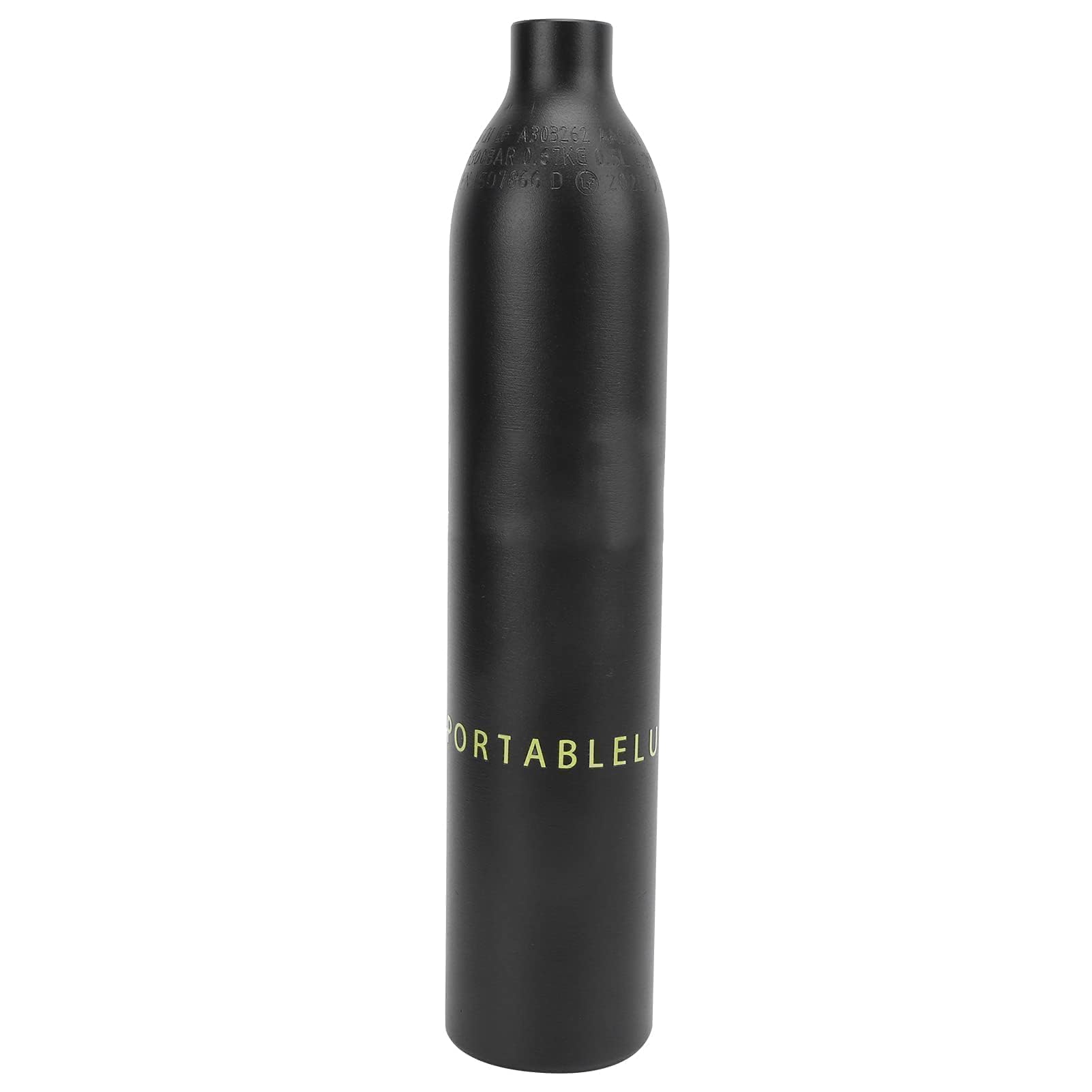 VBESTLIFE Tauch-Sauerstoffflasche, DIDEEP 0,5 L Sauerstoffflasche, Unterwasseratemgerät-Set für Tauchunterricht (Schwarze Sauerstoffflasche + Schwarze)