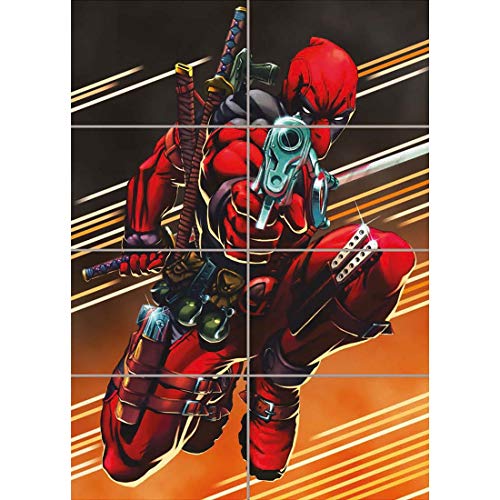 Doppelganger33 LTD Deadpool Huge Wall Art Multi Panel Poster Print 33x47 inches