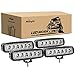 Nilight Led Light Bar 4PCS 18w Spot Driving Fog Light Off Road Lights Boat Lights driving lights Led Work Light SUV Jeep Lamp,2 years Warranty