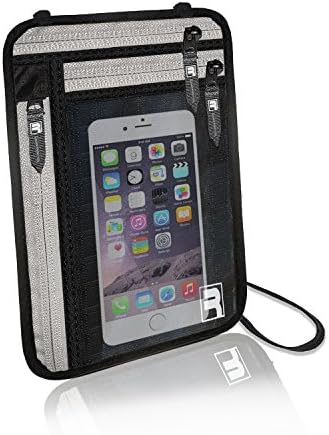 Wysokiej jakości portfel RFID / uchwyt na paszport. Smukły, lekki i dyskretny, Jasne, One Size Fits All, Small-Large, Nowoczesny