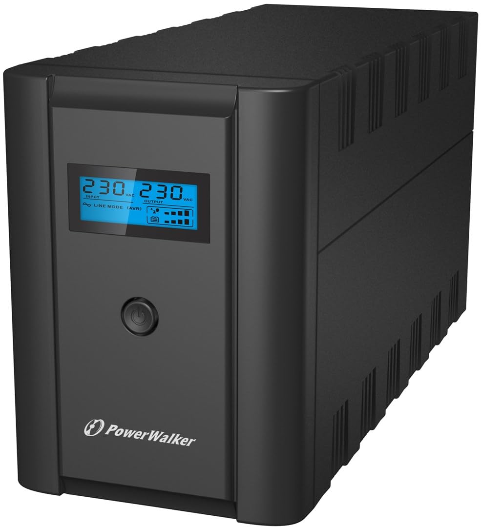 POWER WALKER ups Line-Interactive 2200VA 2X 230V EU,2X IEC C13,RJ11/RJ45,USB,LCD