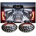 AUTUNEER 60Inch LED Truck Bed Lights, 2PCS White Truck Bed LED Strip Light Kit, Waterproof Truck Bed Lighting Bar Switch Fuse Splitter Cable for RV SUV Vans Cargo Boats, Auto Lights