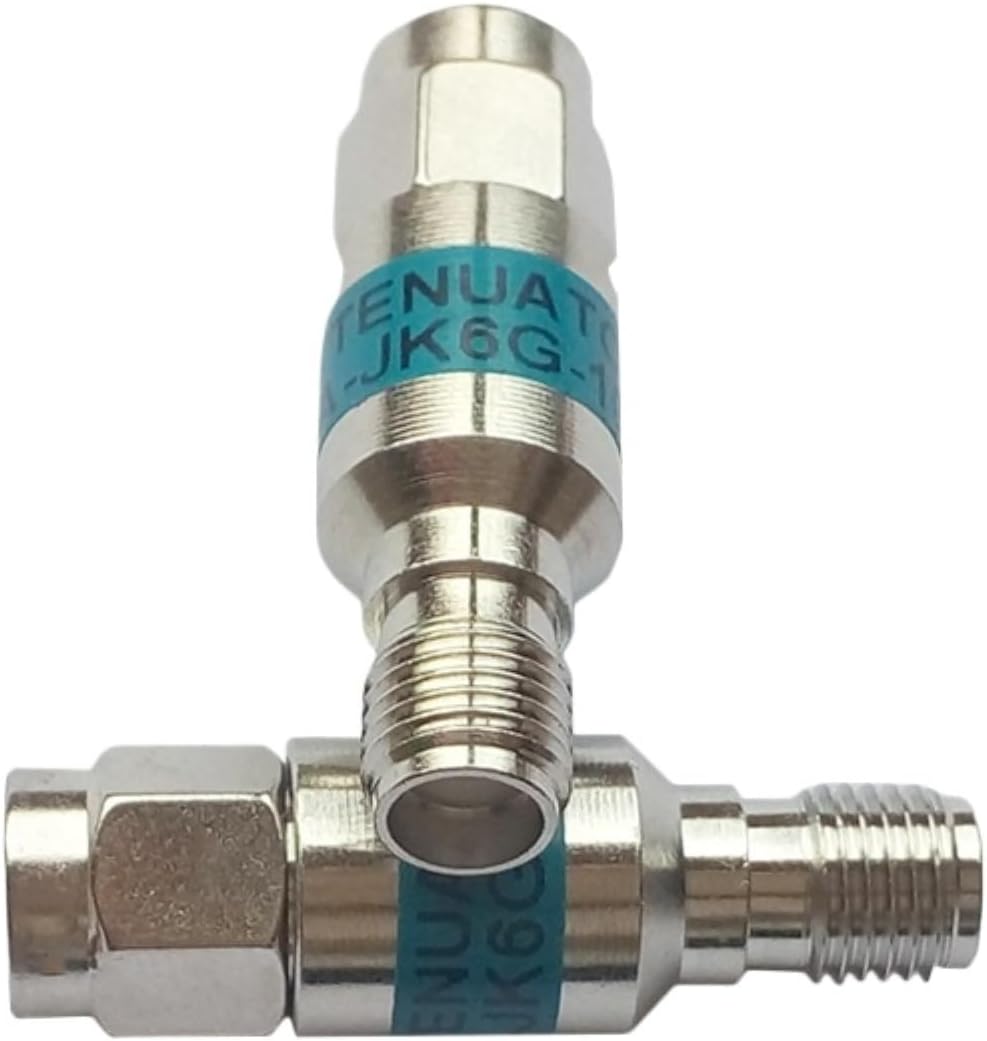 1pcs 2W SMA Fixed Attenuator 50ohm 1db 2db 3db 4db 5db 6db 7db 8db 9db 10db 15db 20db 25db 30db 6GHz RF Coax Connectors(30db)
