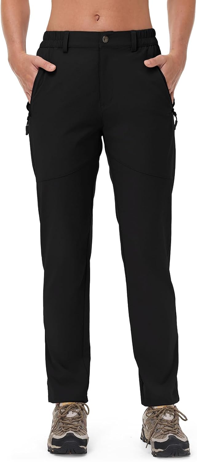 Rdruko Women's Hiking Pants Lightweight Quick Dry Water Resistant Outdoor Travel Fishing Pants with Pockets