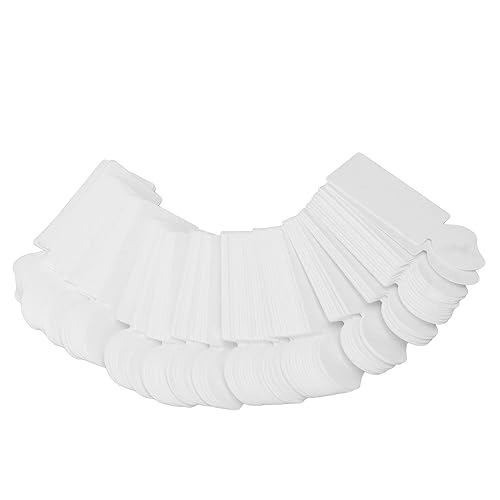 100 tiras de prueba de perfume, 0.024 in de grosor desechables de aceites esenciales blancos para aromaterapia y aceite, tira probadora de fragancia