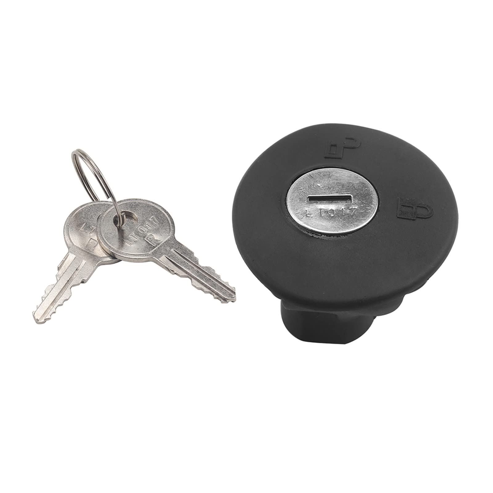 Tapón del Tanque de Combustible del automóvil Tapa De Llenado De Tapón De Tanque De Bloqueo De Gasolina De Combustible para Automóvil con 2 Llaves Bloqueables para Fo&rd 8U5Z9C268B 4584455AH