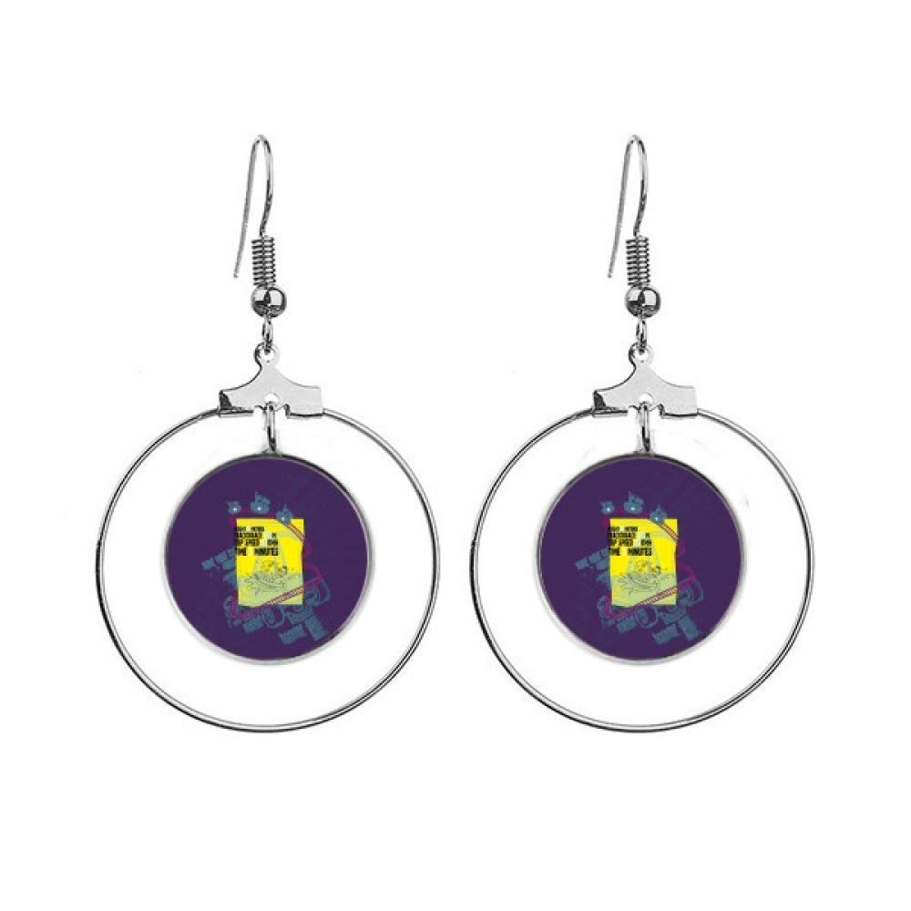 Pendientes de aro montaña rusa de plata pulida diseño exclusivo 4