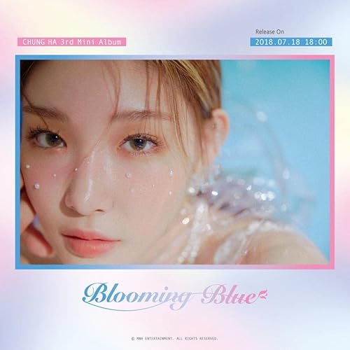 Chungha - [Blooming Blue]3Rd Mini Album Cd+82P Booklet+1P Post+Card+Bookmark K-Pop Sealed #TOP4