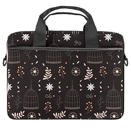 Bolso bandolera para laptop de 13 a 14.5 pulgadas con diseño Tree Music Notes de 11x14.5 pulgadas