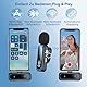 dralud 2 Lavalier Mikrofon für iPhone Handy/Computer, Mikrofon Handy mit Geräuschunterdrückung für USB-C Android, Ansteckmikrofon mit Magnetisches für YouTube, Podcast, Facebook, Vlogging