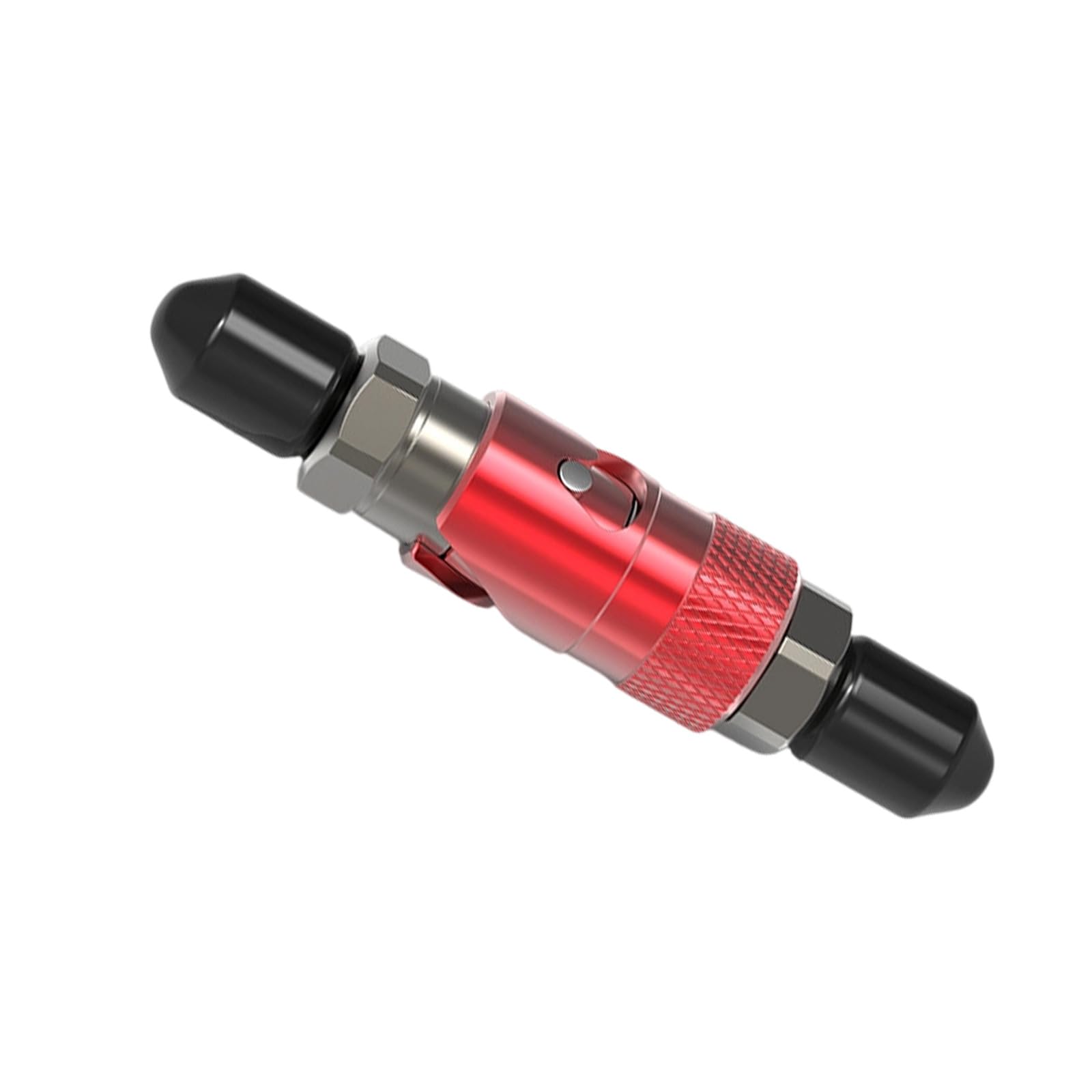 Kaeltsyn Red Strength Motorcycle Brake Line Fittings Front Fluid Quick Removal Cover Aluminum Quick Release Connectors Line Disconnect Fitting