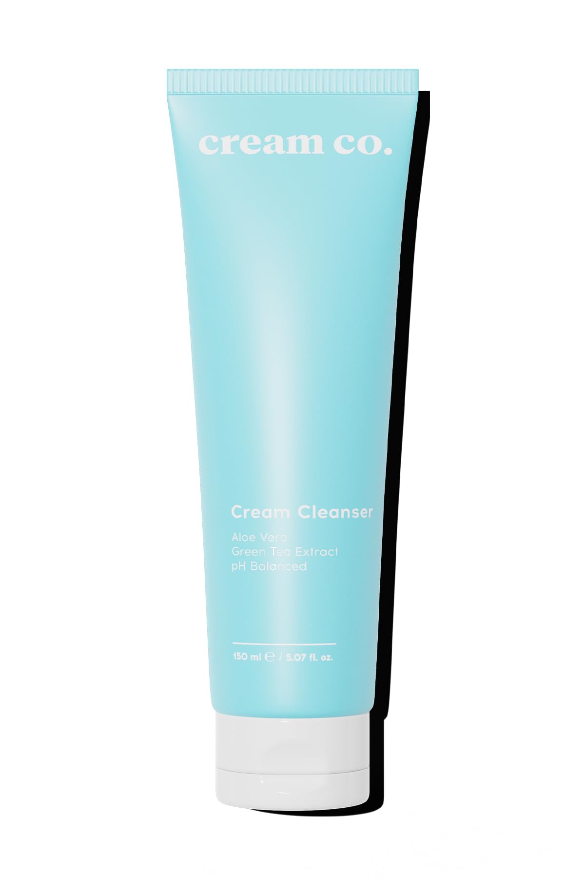 Cream Co. pH dengeli Krem Yüz Makyaj Temizleyici, Çift Aşamalı, Yeşil Çay Özü Aloe Vera, Tüm Cilt Tipleri