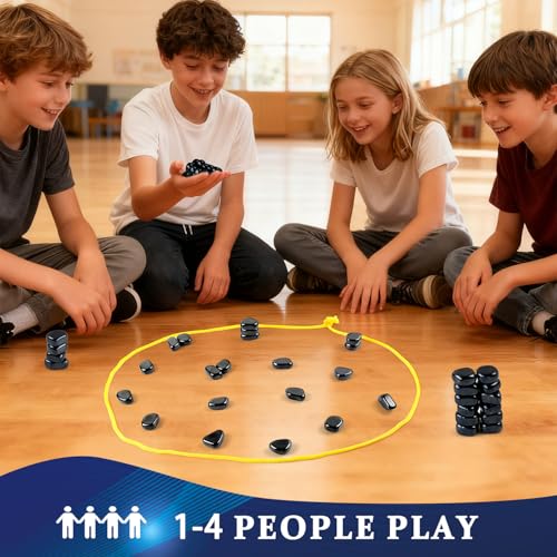 Juego de Ajedrez Magnético con 20 Piedras Negras miniatura 6