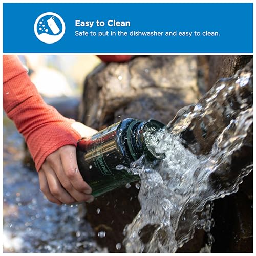 Image of Nalgene 32 oz Wide Mouth Water Bottle | BPA-Free, Durable & Leak Proof, Lightweight Bottle for Hiking & Gym, Work & Travel