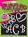 Chroma 5380 White Initial Letters Monogramz Decal Kit