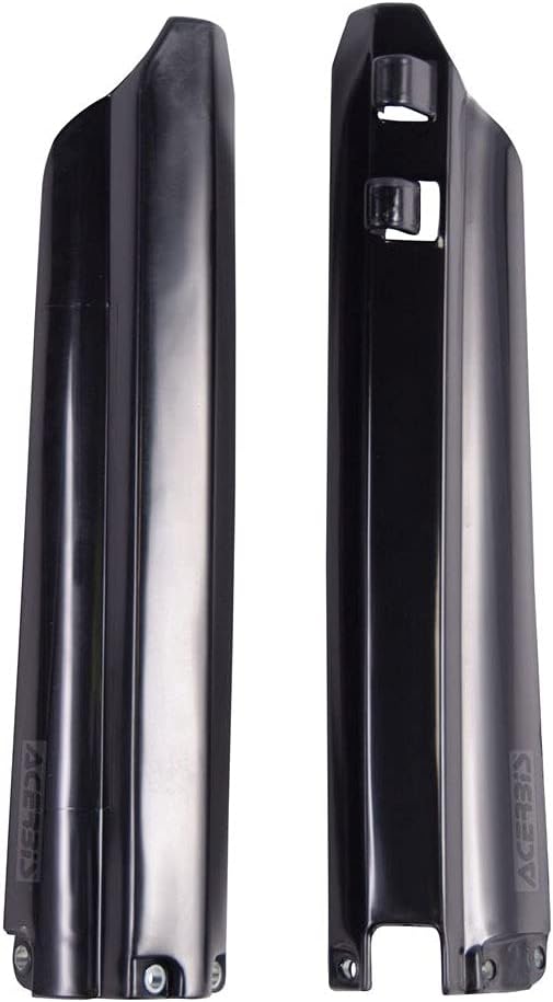 Acerbis Lower Fork Cover Set Black For YAMAHA YZ125 1996-2004
