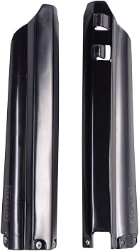 Acerbis Lower Fork Cover Set Black for Yamaha YZ250 1996-2004