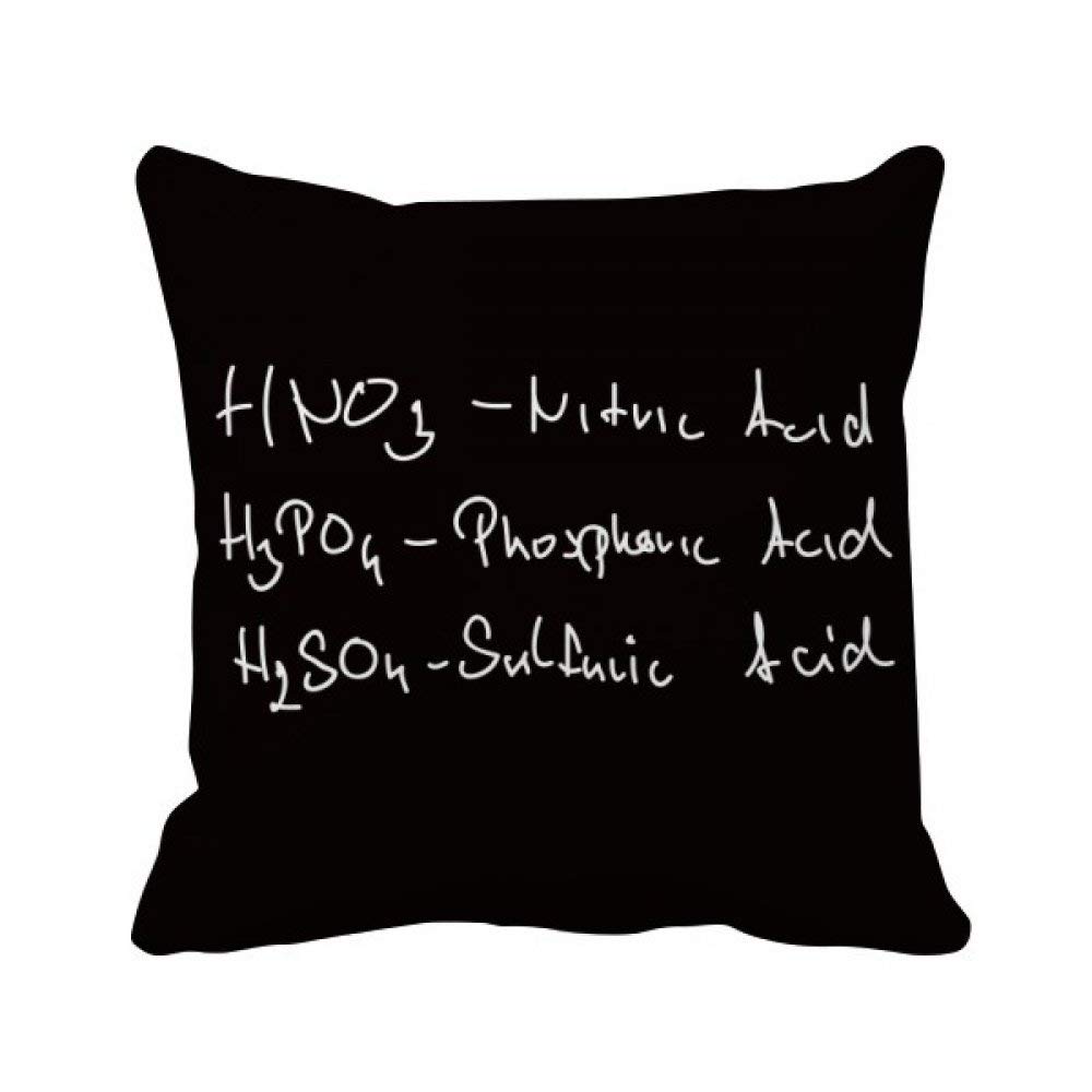 Coussin acide chimie multicolore 40x40cm housse de décoration canapé maison