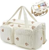 Borsa Parto Mamma Grande 48×22×26cm, Mommy Bag Multifunzione Neonato