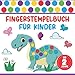 Fingerstempelbuch für Kinder ab 2 Jahre: Über 50 lustige Fingerabdruck Tiere zum Malen und Basteln - Das große Bastelbuch zur Förderung der Konzentration und Feinmotorik
