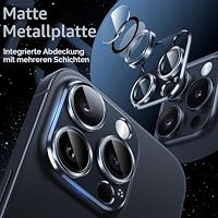 JETech Kameraschutz Schutzfolie für iPhone 15 Pro/15 Pro Max, Blau, 1 Stück – Ansicht 3