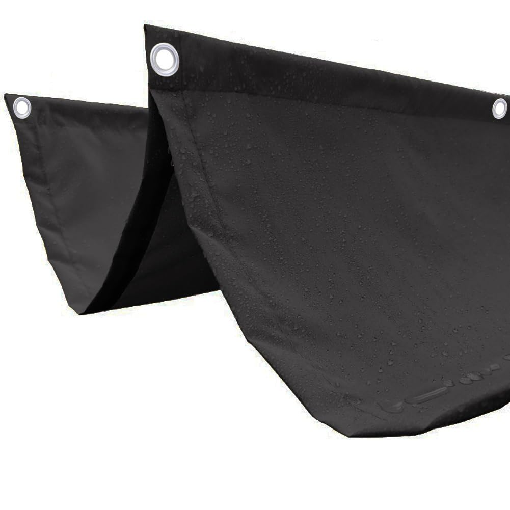 Toldo retráctil exterior rectangular con cuerdas para terraza de patio