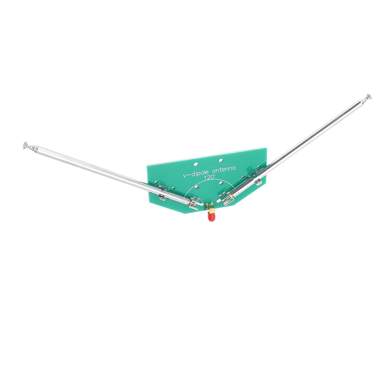 Teleskop-V-Dipolantenne, 97 cm Länge, Einstellbare Frequenz, 78 M–415 MHz, SMA-Buchse, Schnittstelle, Kontakte aus Silberlegierung für Luftfahrtanwendungen