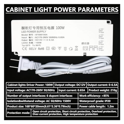 Cordon d'alimentation LED AC220V DC12V transformateur pour bandeau dur