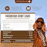 Hunde-Gelenktabletten, 120 Kautabletten, Hunde Gelenk Supplement Tabletten, Glucosamin Grünlippmuschel MSM Chondroitin Kollagen Hyaluronsäure, stärkt Gelenke, wirkt entzündungshemmend – Bild 5