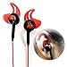 MAXROCK In-ear Brace Sport Headset Headphones with Mic Volume Control for Cellphones, Tablets and 3.5mm Devices