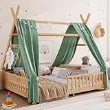 MoproBeti Montessori Bed Full Size with Light and...