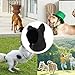 Hundemütze – Polarfleece-Hunde-Kapuze, warme Mütze, kaltes Wetter, Ohren-Kapuzenpullover, Kopfwickel, Halswärmer, Schal für kleine und mittelgroße Tiere
