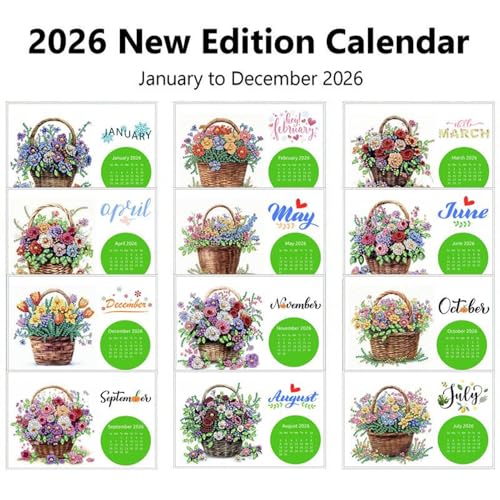 Calendrier mensuel à faire soi-même pour stimuler la créativité des artistes