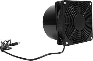 Solar Fan 5W Water High Efficiency Ventilation for Greenhouse RV Shed Chicken Coop 12x12cm