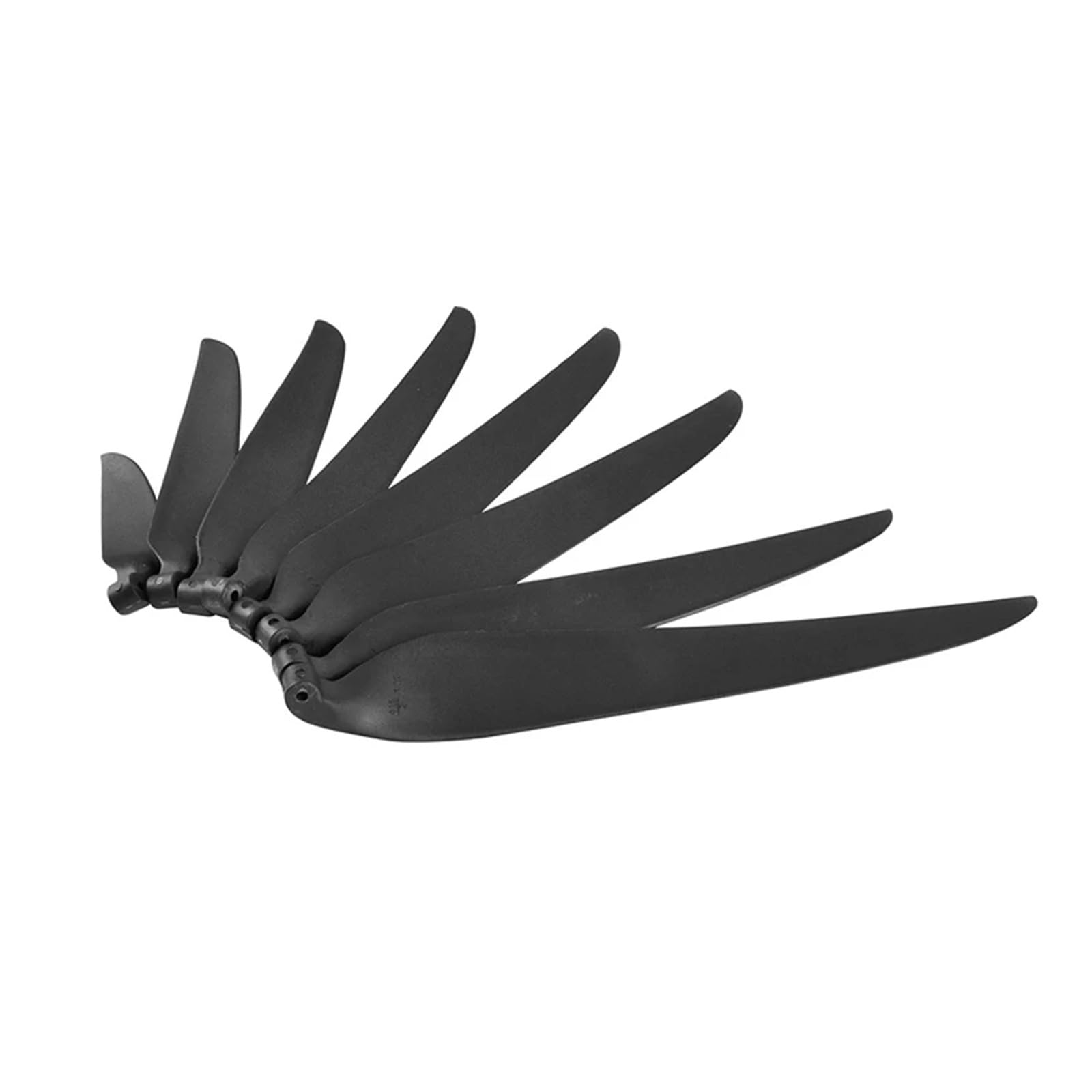 Hélice plegable de plástico 6 a 18,5 pulgadas, 1 par(7x3 inch)
