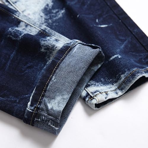 Men's Printed Stretch Fashion Jeans Slim Fit Casual Skinny Denim Pants Straight Leg Comfort Jogger Jeans4