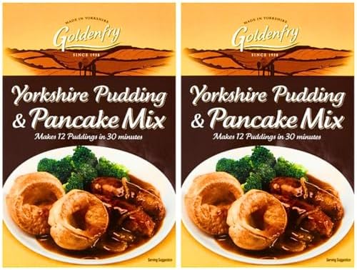 Goldenfry Yorkshire Pudding & Pancake Mix 2 Pack – 2 x 142g – Eas...