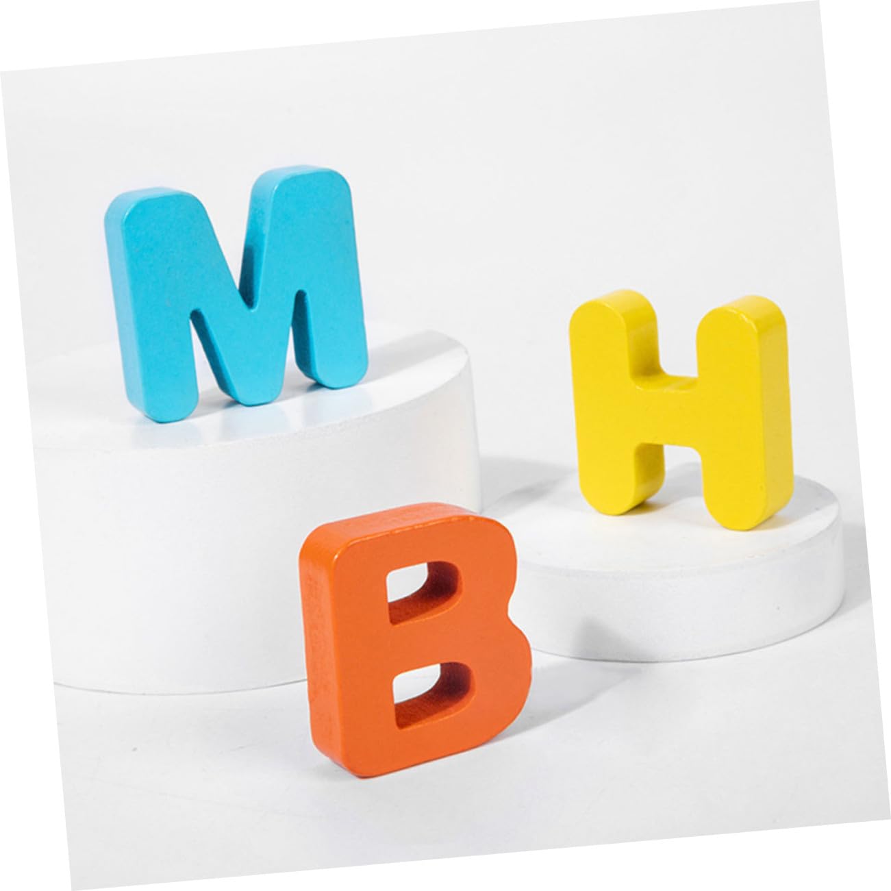 BESPORTBLE Educativo de Cartas y Puzles de Madera para Aprendizaje de Letras y Palabras Inglés Juguetes Interactivos para Niñas Didáctico Seguro y Pulido para Desarrollo Temprano