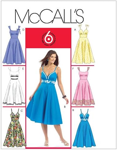 McCall's Patterns M5094 Misses' Dresses, Size AAX (4-6-8-10)