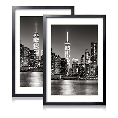 Annecy 24X36 Picture Frame Black（2 Pack）, 24 X 36 Picture Frame For Wall Or Desktop Decoration, Classic Black Minimalist Style Suitable For Decorating Houses, Offices, Hotels #TOP12