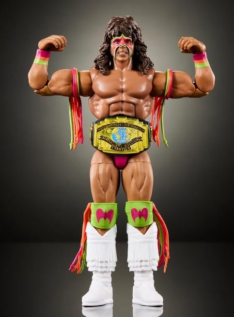 WWE The Ultimate Warrior Mattel Elite Collection Saturday Nights Main Event Series 2 Wrestling Action Figure Toy Wrestler